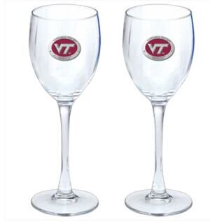Virginia Tech University Vt Logo Goblets (Set Of 2)